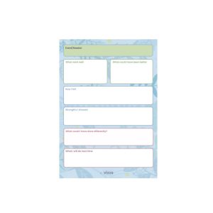 reflective log notepad