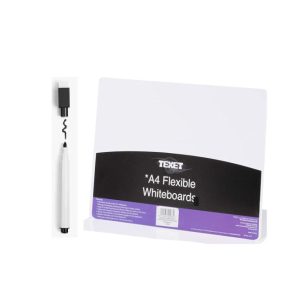 whiteboard and pen